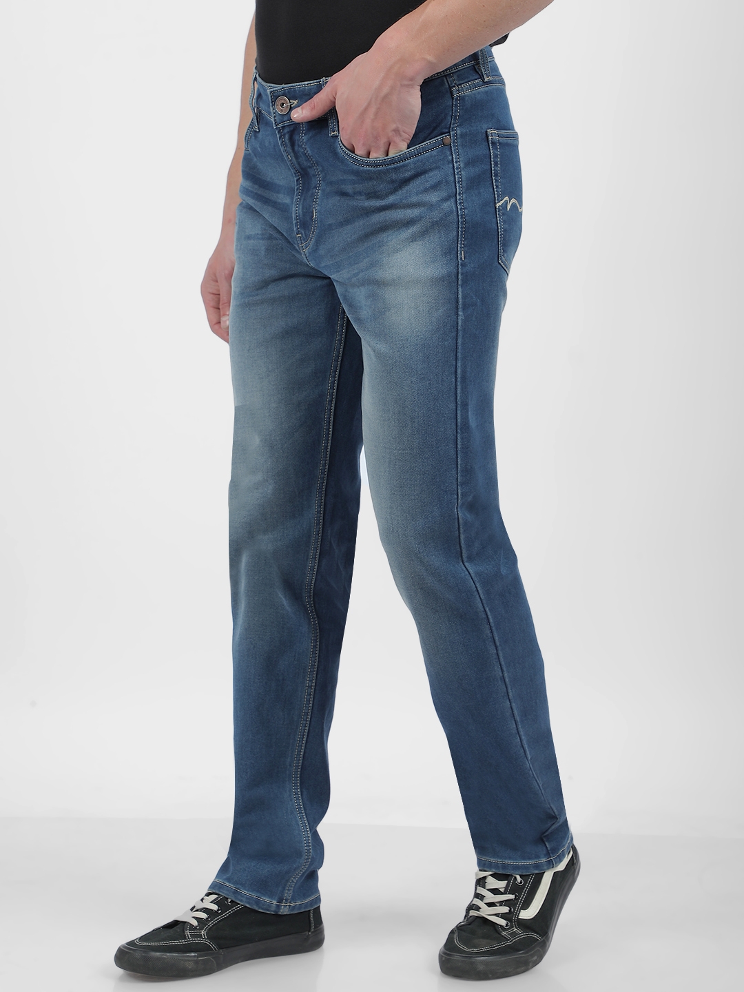 Numero Uno Men Faded Blue Jeans